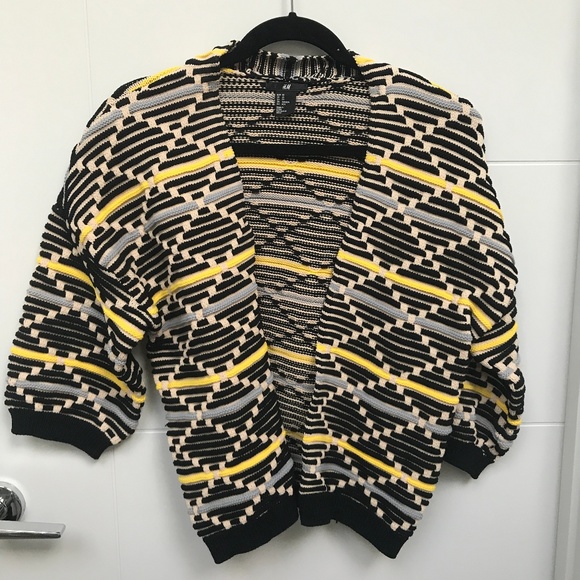 Boxy Knit Stripe Cardigan - Picture 1 of 3